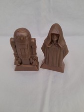 STAR WARS: DARTH SIDIOUS And R2-D2 Mini Busts Kelloggs Cereal Pack , Episode 1,