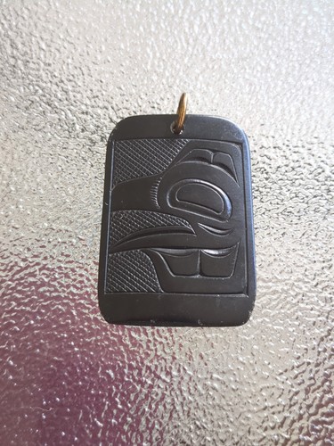 Pat mcguire signed haida - signed, raven