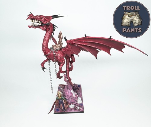 Dark elf dreadlord dragon - dreadlord, on