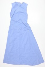 COS Women’s Blue A-Line Long