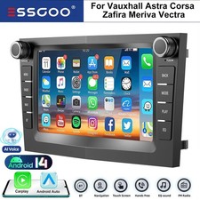 For Vauxhall Corsa C/D Astra Android14 Car Stereo Radio GPS SAT NAV Carplay WiFi