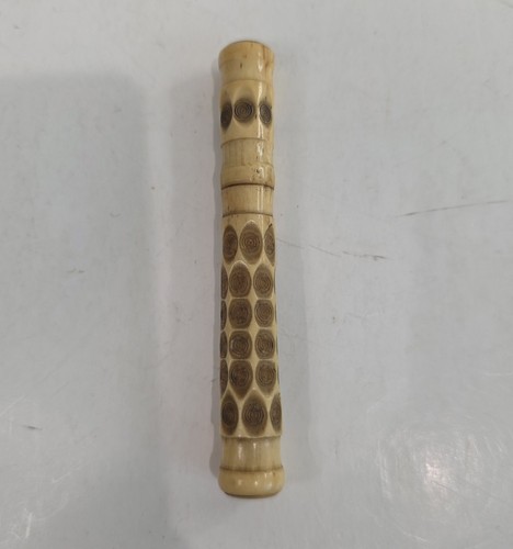 Victorian carved cow bone - cow,