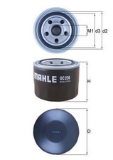 MAHLE OC230 OIL FILTER