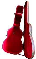 Vintage style classical Spanish guitar flight case by Rock Hard Classic brown