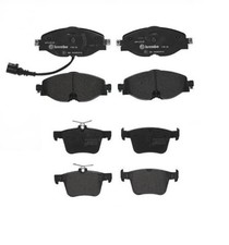 FOR AUDI Q3 S LINE 2.0 TDI QUATTRO FRONT REAR BREMBO BRAKE PADS SET NEW
