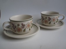 M&S Autumn Leaves – 2 coffee cups and saucers