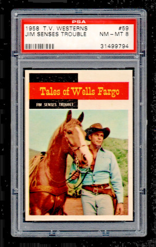 1958 topps westerns 59 - 1958, tv