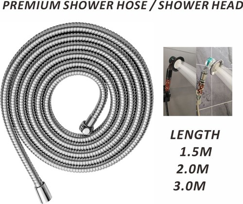 Stainless steel shower hose - steel,