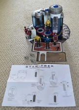 REDUCED PlaymatesTrek Enterprise Transporter Playset complete lightsound figures