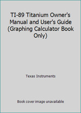 TI-89 Titanium Owner's Manual
