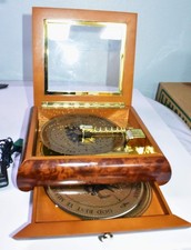 Mr. Christmas Holiday Symphonium Music Box with 16 Song Disks - Works Great