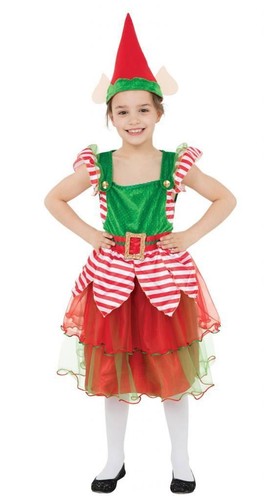 Girl elf fancy dress costume - girl's,