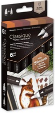 Spectrum Noir CLASSIQUE - BROWNS - Premium Alcohol Blendable Artist Pens