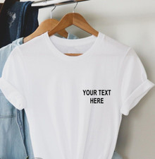 Personalised T Shirt Unisex