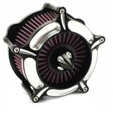 Black Motorcycle Turbine Air