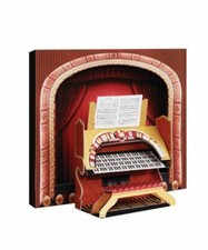 Theatre Organ 3D Card - Music Gift - Music Themed 3D Greetings Card 