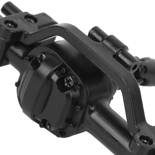 Plastic black car - black, rear