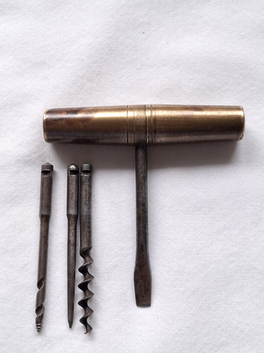 Vintage brass pocket multi