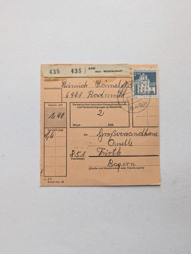 Federal document package - , card
