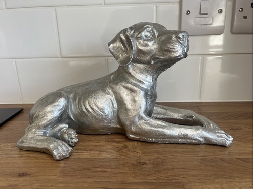 Laying down dog ornament - laying,
