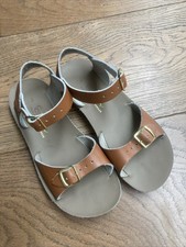 Saltwater Sandals Tan Brown Unisex US Size 13 UK Size 12 Surfer Style