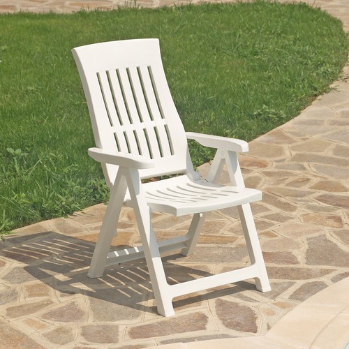 White outdoor foldable plastic - foldable,