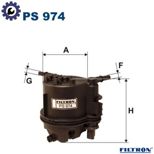 Fuel filter 974 - filter, peugeot