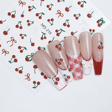 [Cute Bow Nail Stickers] 5D