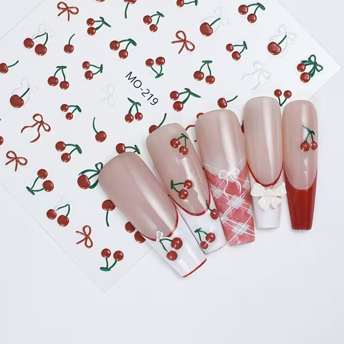 Cute bow nail - nail, 5d