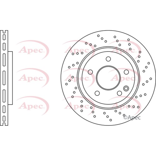 Brake discs vented for - 2x,