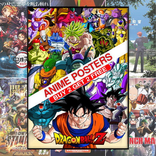 Anime manga poster wall art - anime,