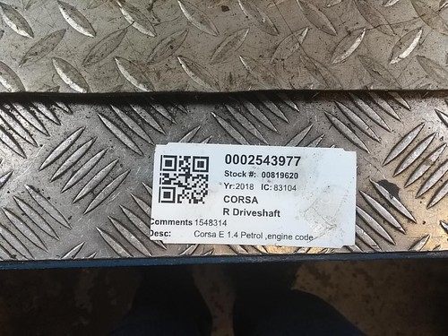 Driveshaft vauxhall corsa - driveshaft,