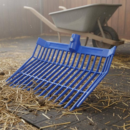 Horse stall muck fork - horse,