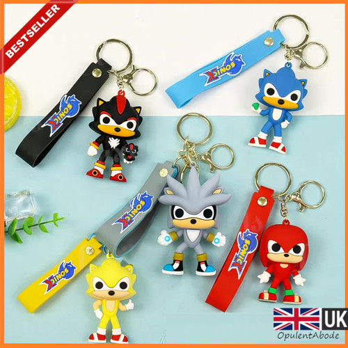 Sonic the hedgehog - sonic, keyrings