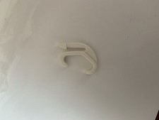 30x PLASTIC SWISH VALANCE CURTAIN RAIL GLIDERS Track White Nylon Runner Hooks