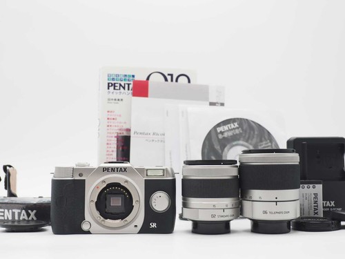 Pentax q10 silver 4mp - q10, 12.4mp