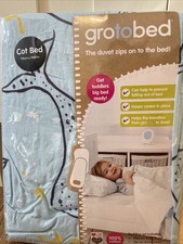 Gro to Bed Zip-In Bedding Set 70x140cm Fitted Sheet with Pillowcase