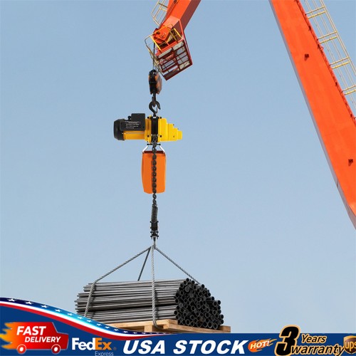 Ton electric chain hoist - electric, w/
