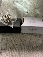 Avon Signature Collection ~ Geo Diva Ring ~ 3 Row Ring (Size 8)