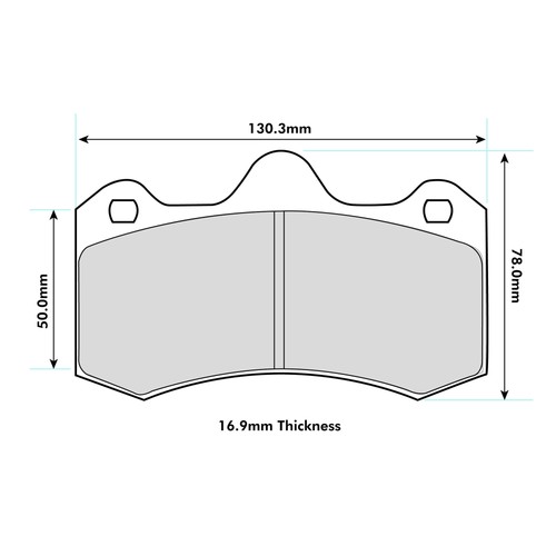 Ferodo ds2500 brake - pads, to