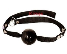 Fetish Fantasy Beginners Black Rubber Ball Gag BONDAGE RESTRAINT + FREE MASK