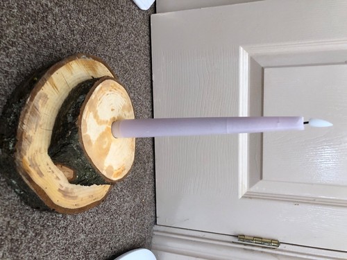 Real wood log wedding - real,