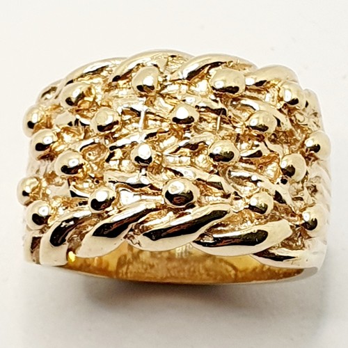 Heavy 9ct gold - keeper, band