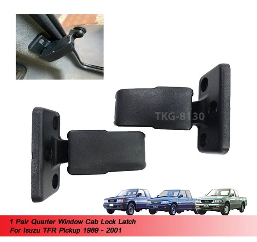 Pair quarter window cab - cab, lock