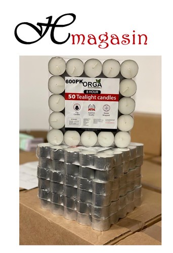 600 tea night lights candles - candles, 8