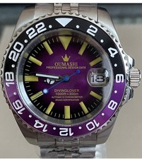 GENTS 40mm all steel 24 jewels AUTOMATIC divers STYLE steel WATCH with nh35