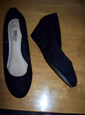 PRIMARK BLACK FAUX SUEDE EXTRA