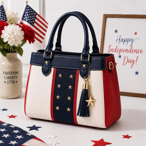 Handmade usa flag - usa, leather