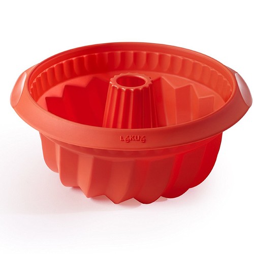 Lekue deep savarin mould - deep, red