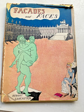 Osbert Lancaster cartoonist Facades and Faces 1st edition 1950 vintage book